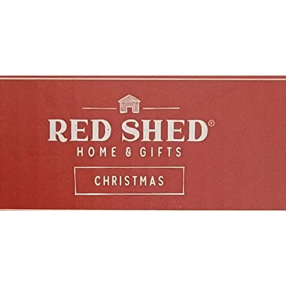NIB Red Shed Metal Deer Weather‎ Vane Christmas Tree Topper 2023